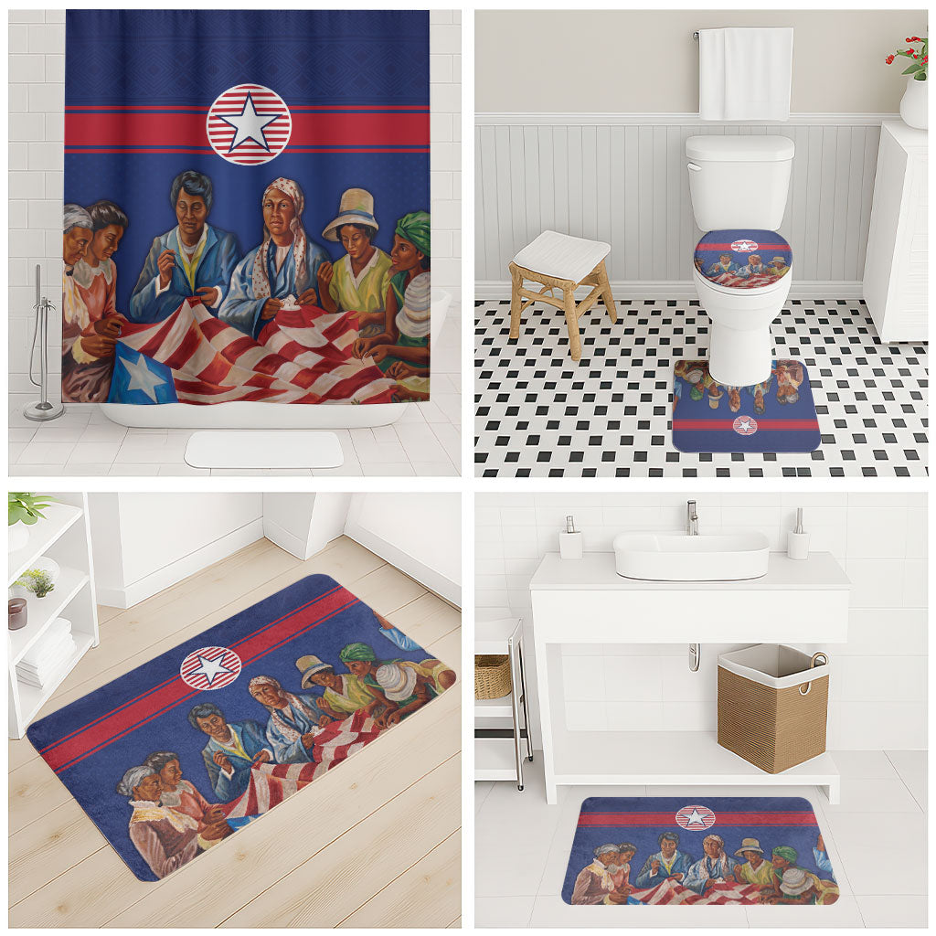 Liberia Flag Day Bathroom Set Lone Star Heritage Pride