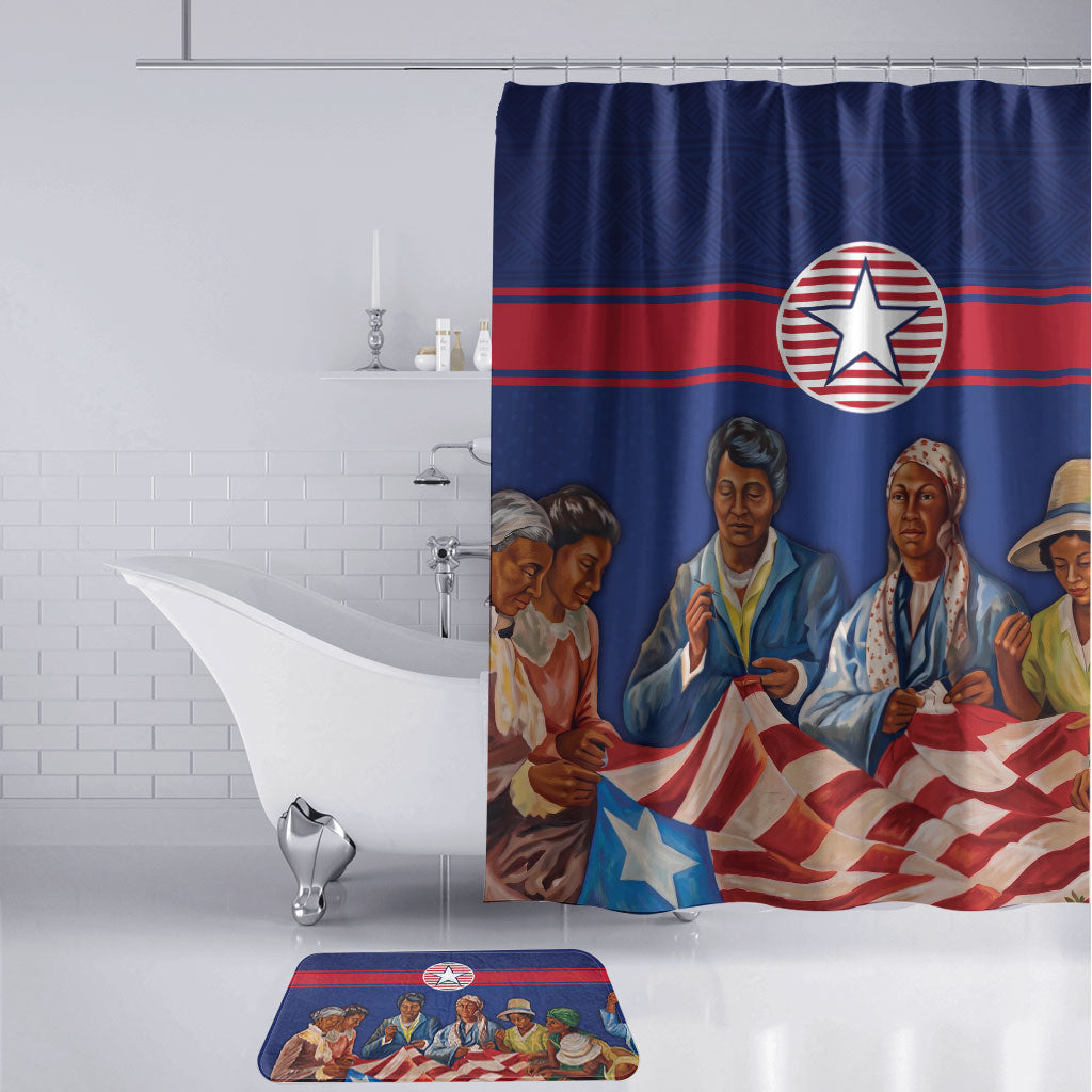 Liberia Flag Day Bathroom Set Lone Star Heritage Pride