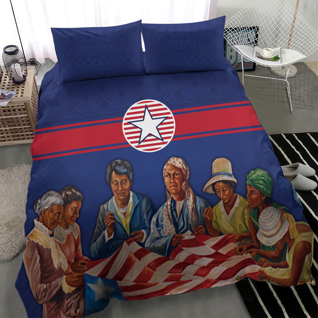 Liberia Flag Day Bedding Set Lone Star Heritage Pride