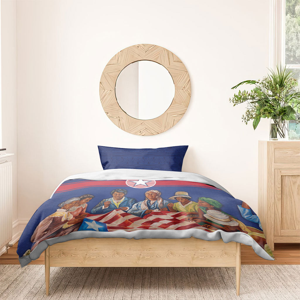Liberia Flag Day Bedding Set Lone Star Heritage Pride
