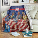 Liberia Flag Day Blanket Lone Star Heritage Pride