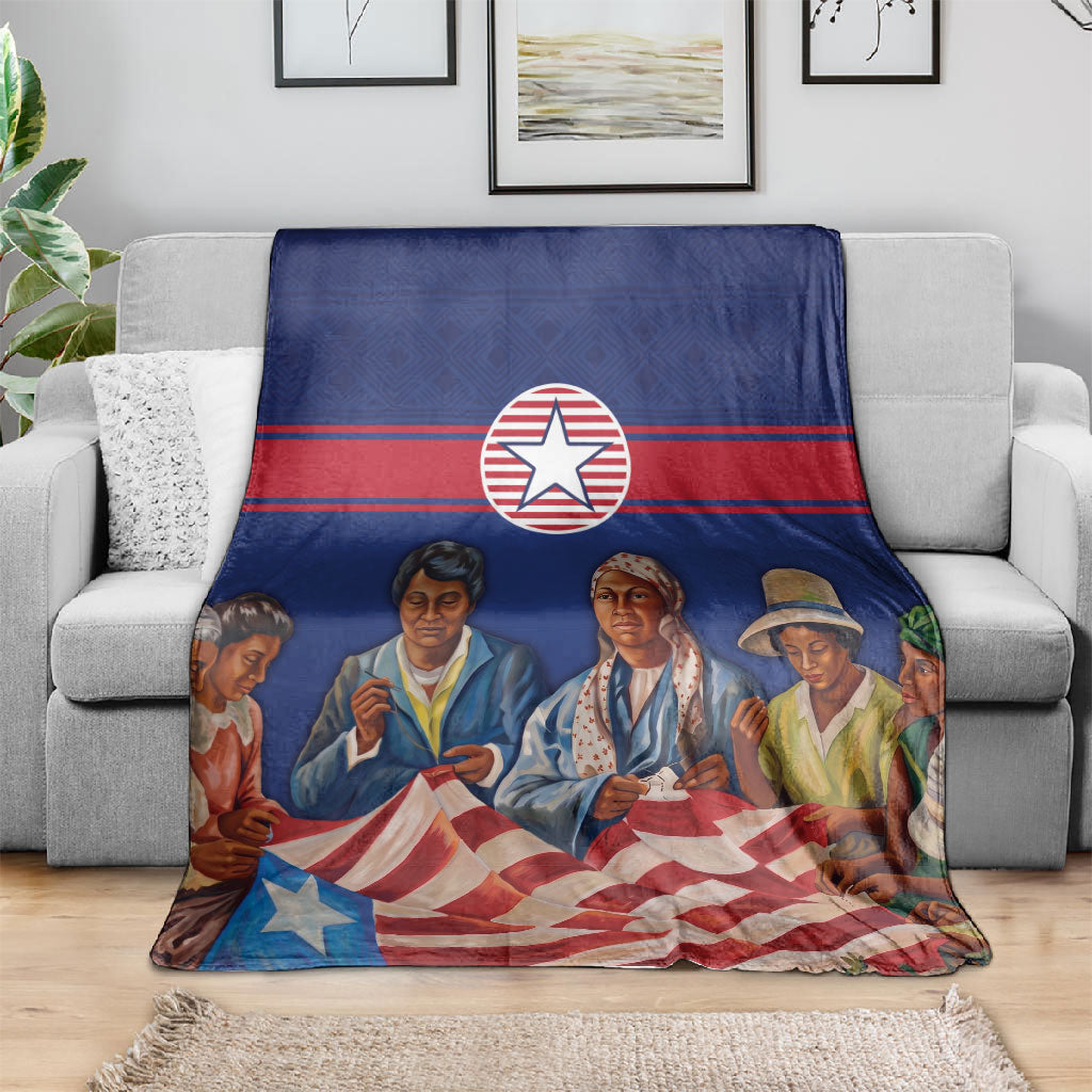 Liberia Flag Day Blanket Lone Star Heritage Pride