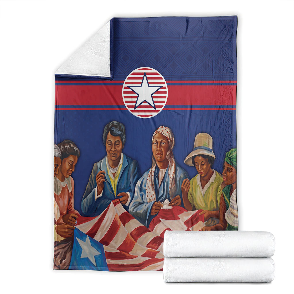 Liberia Flag Day Blanket Lone Star Heritage Pride