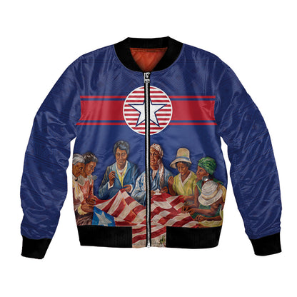 Liberia Flag Day Bomber Jacket Lone Star Heritage Pride