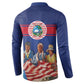 Liberia Flag Day Button Sweatshirt Lone Star Heritage Pride
