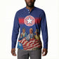 Liberia Flag Day Button Sweatshirt Lone Star Heritage Pride
