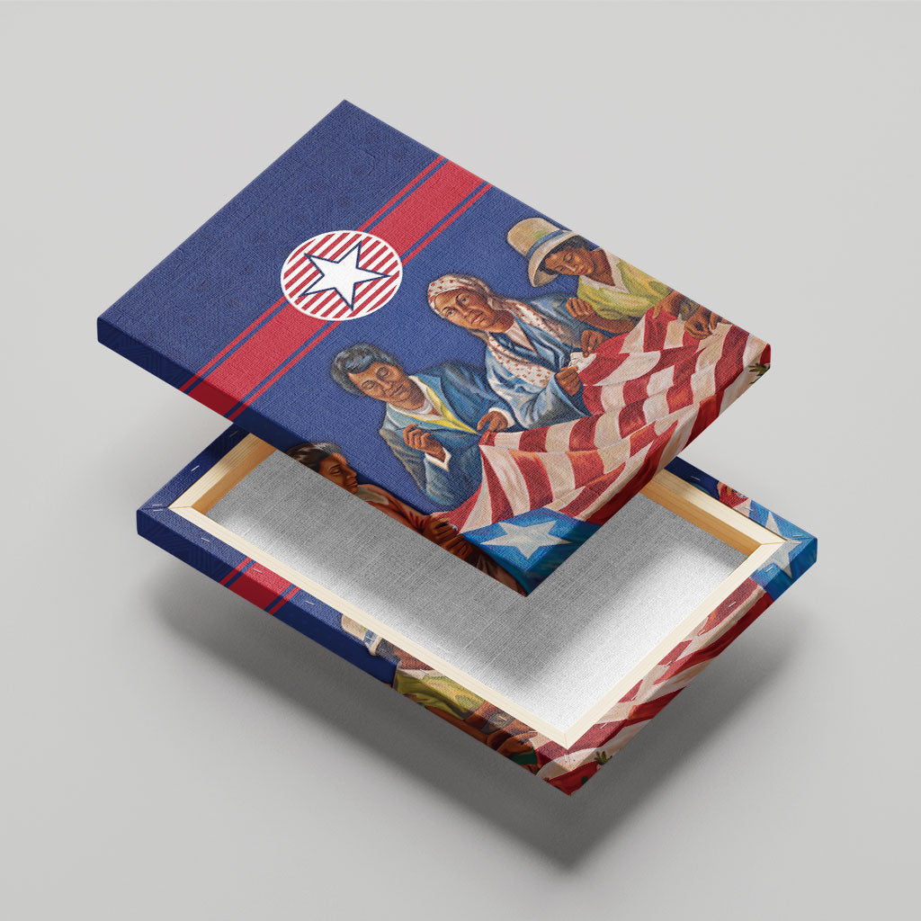 Liberia Flag Day Canvas Wall Art Lone Star Heritage Pride