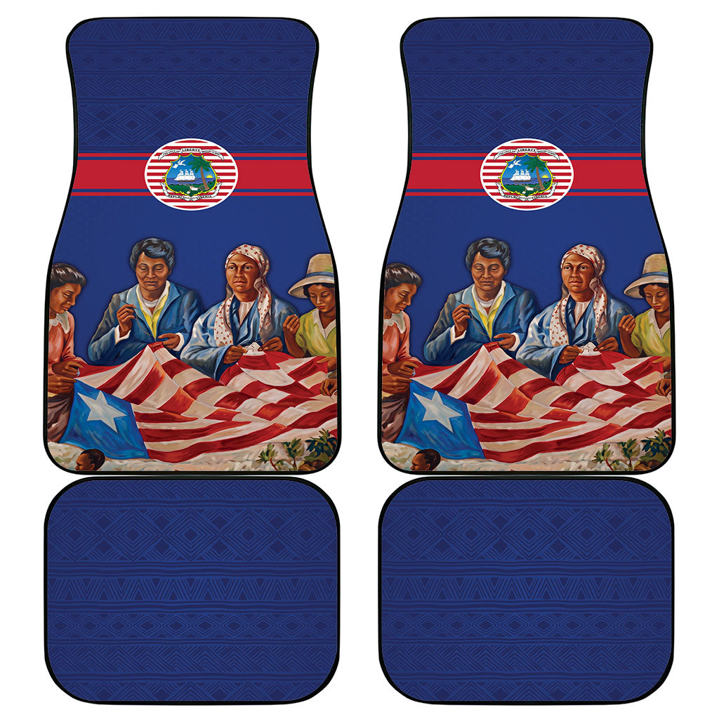 Liberia Flag Day Car Mats Lone Star Heritage Pride