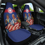 Liberia Flag Day Car Seat Cover Lone Star Heritage Pride