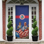 Liberia Flag Day Door Cover Lone Star Heritage Pride