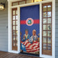 Liberia Flag Day Door Cover Lone Star Heritage Pride