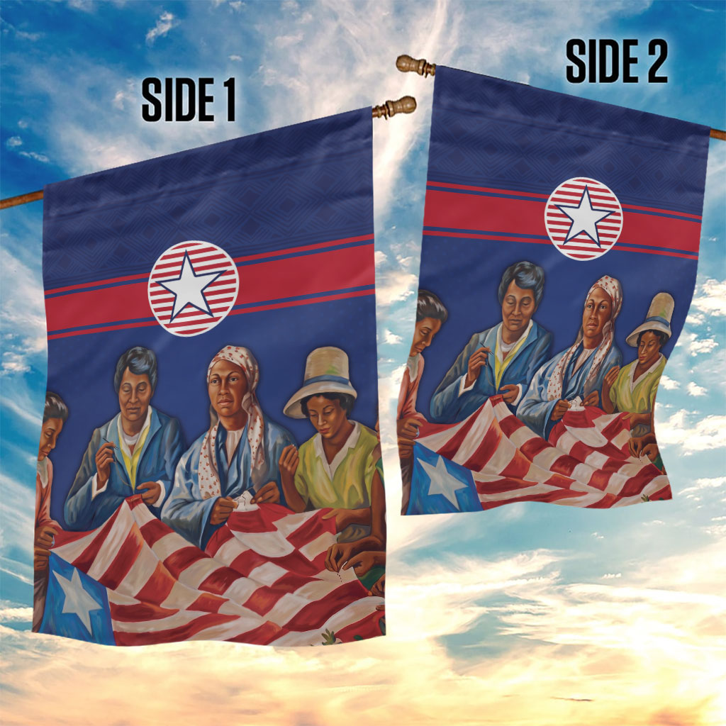 Liberia Flag Day Garden Flag Lone Star Heritage Pride