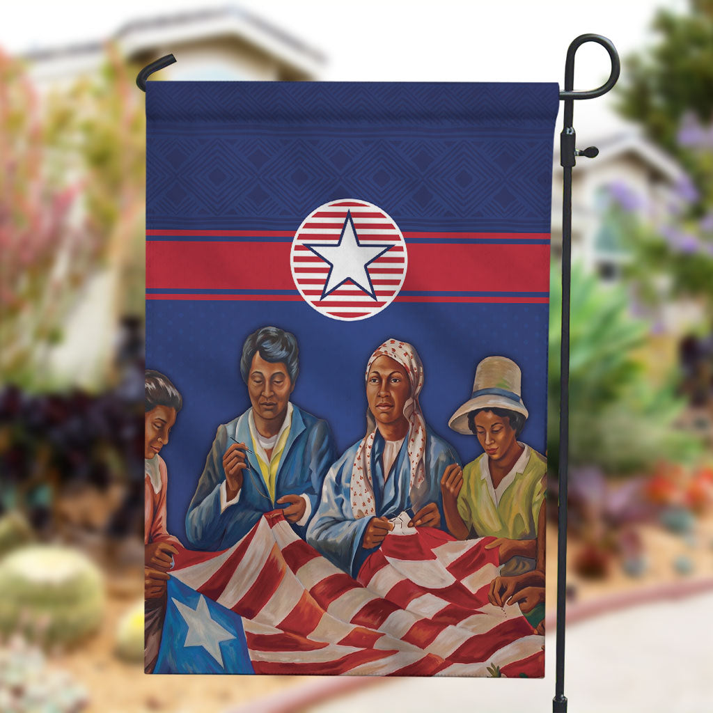Liberia Flag Day Garden Flag Lone Star Heritage Pride