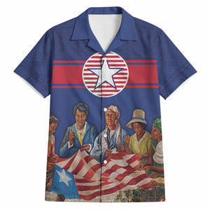 Liberia Flag Day Hawaiian Shirt Lone Star Heritage Pride