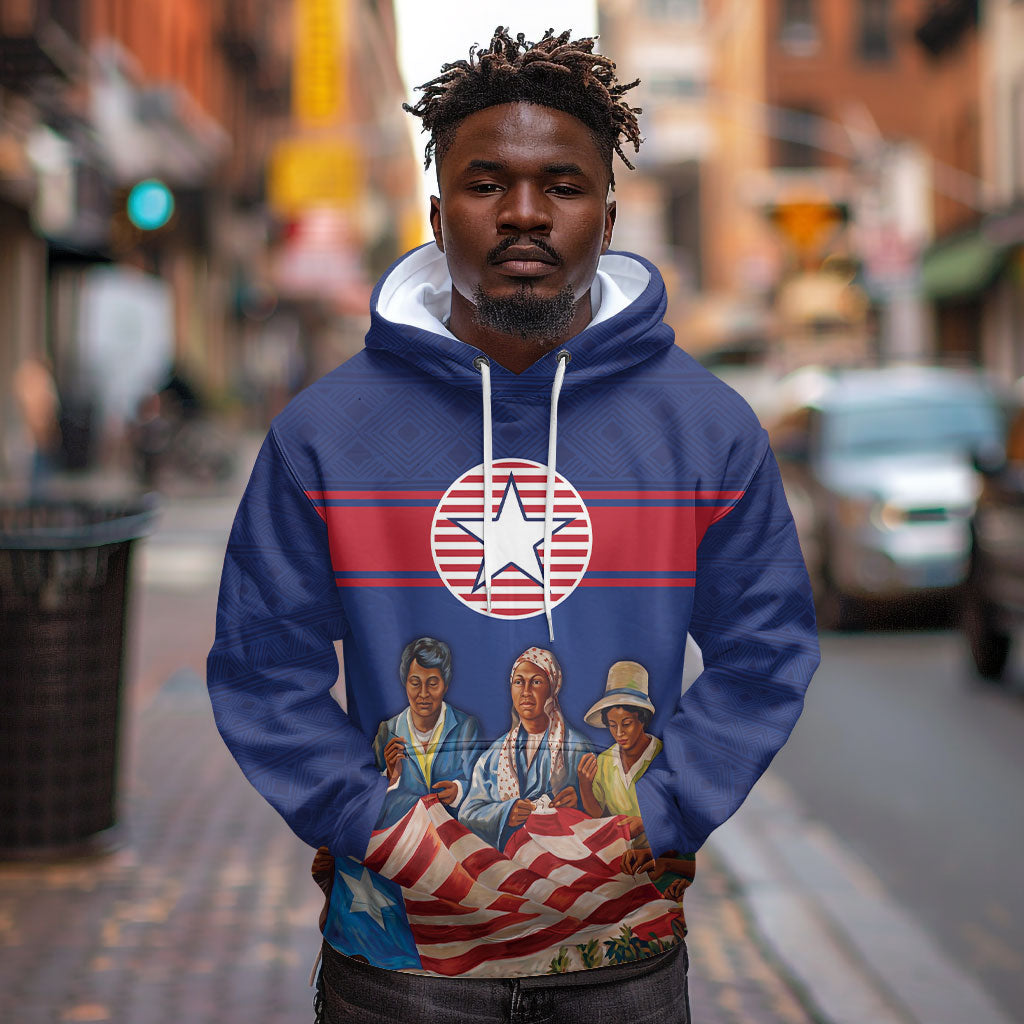 Liberia Flag Day Hoodie Lone Star Heritage Pride