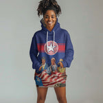 Liberia Flag Day Hoodie Dress Lone Star Heritage Pride