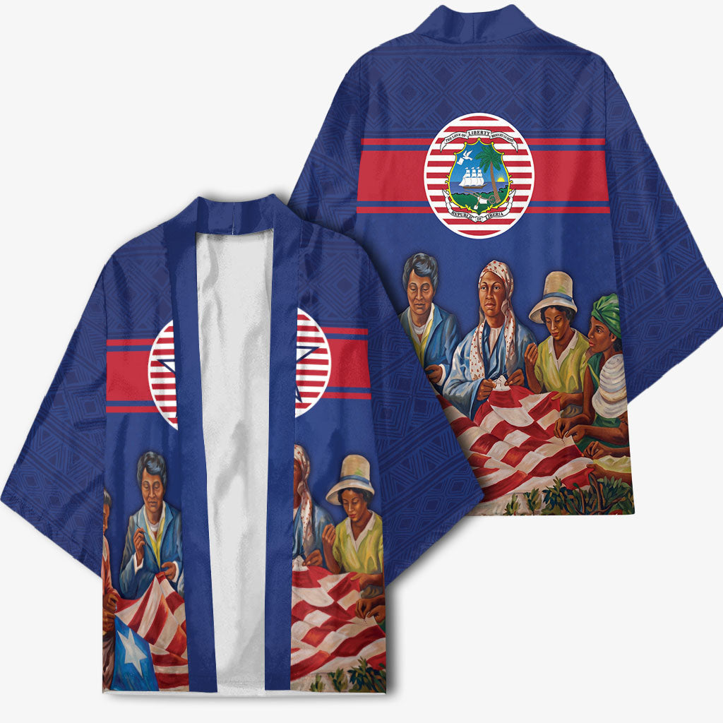 Liberia Flag Day Kimono Lone Star Heritage Pride