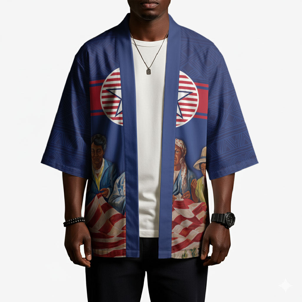 Liberia Flag Day Kimono Lone Star Heritage Pride