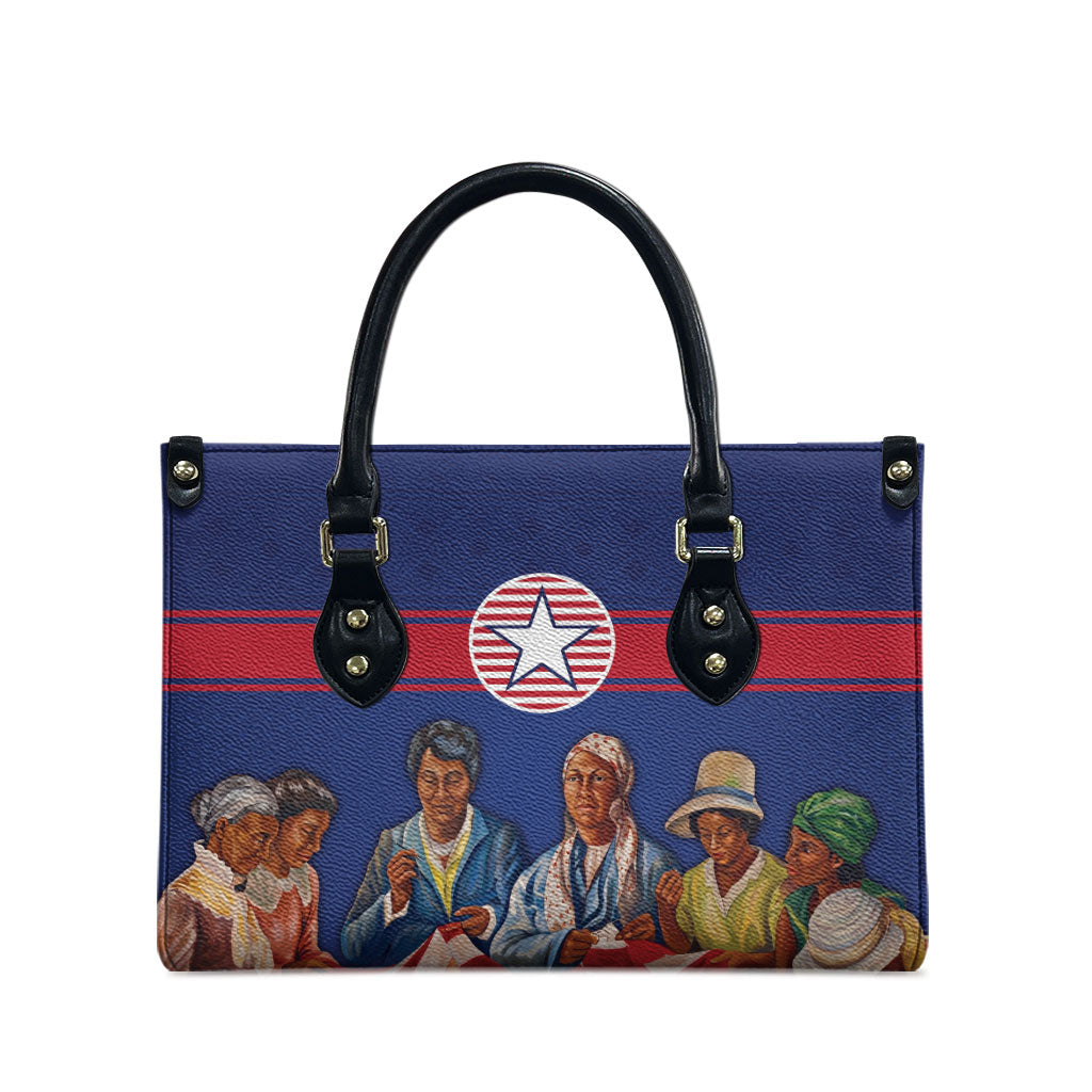 Liberia Flag Day Leather Bag Lone Star Heritage Pride