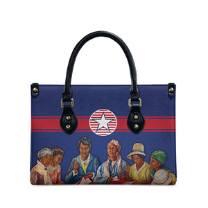 Liberia Flag Day Leather Bag Lone Star Heritage Pride