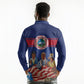Liberia Flag Day Long Sleeve Polo Shirt Lone Star Heritage Pride