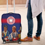 Liberia Flag Day Luggage Cover Lone Star Heritage Pride