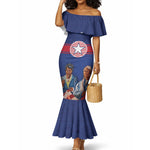 Liberia Flag Day Mermaid Dress Lone Star Heritage Pride