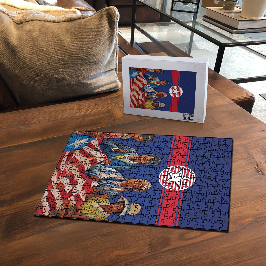 Liberia Flag Day Puzzle Lone Star Heritage Pride