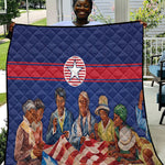Liberia Flag Day Quilt Lone Star Heritage Pride