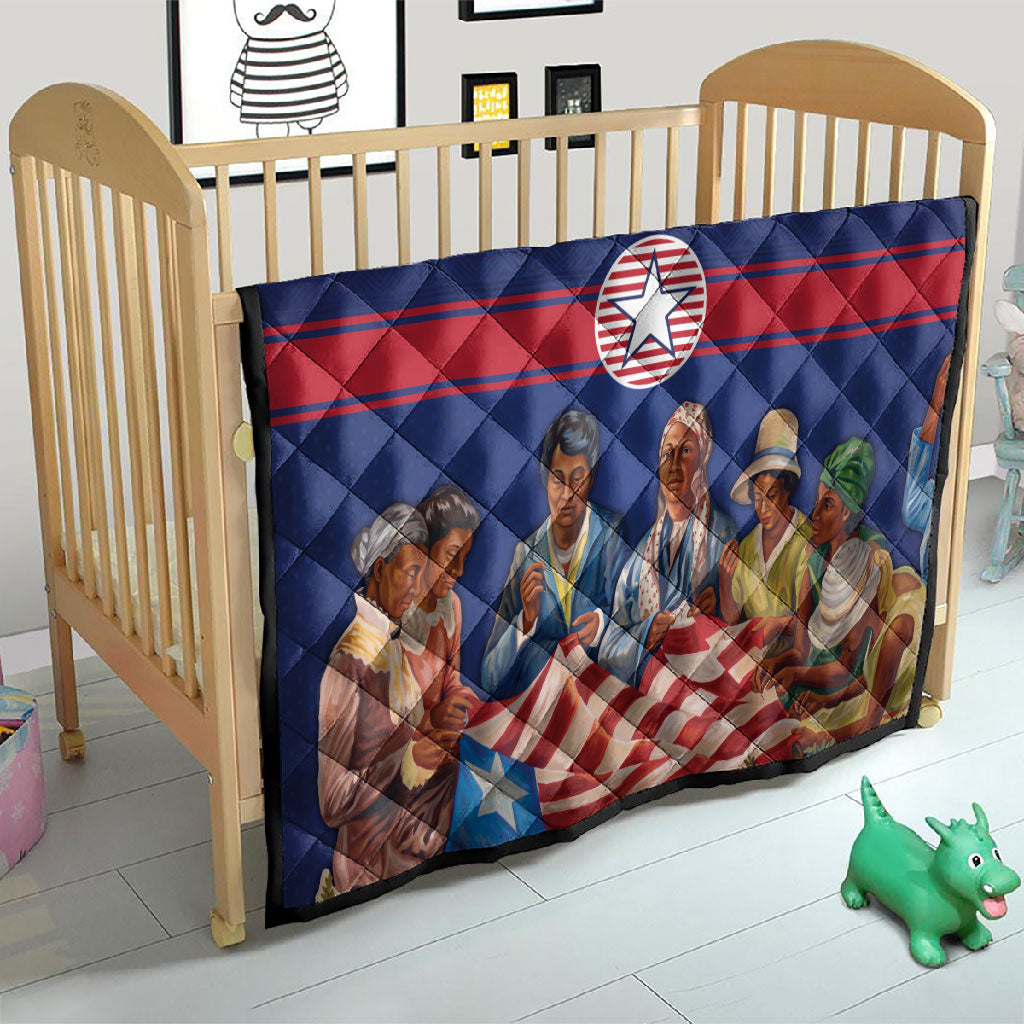 Liberia Flag Day Quilt Lone Star Heritage Pride