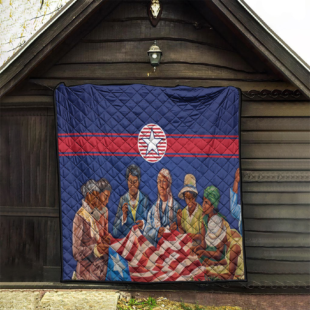 Liberia Flag Day Quilt Lone Star Heritage Pride