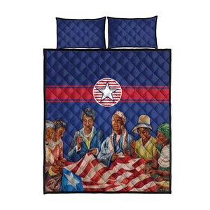 Liberia Flag Day Quilt Bed Set Lone Star Heritage Pride