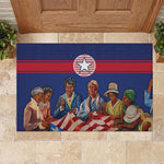 Liberia Flag Day Rubber Doormat Lone Star Heritage Pride