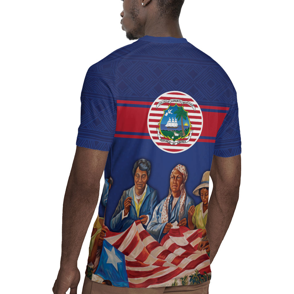 Liberia Flag Day Rugby Jersey Lone Star Heritage Pride