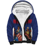 Liberia Flag Day Sherpa Hoodie Lone Star Heritage Pride