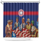 Liberia Flag Day Shower Curtain Lone Star Heritage Pride