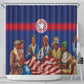 Liberia Flag Day Shower Curtain Lone Star Heritage Pride
