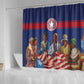 Liberia Flag Day Shower Curtain Lone Star Heritage Pride
