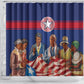 Liberia Flag Day Shower Curtain Lone Star Heritage Pride