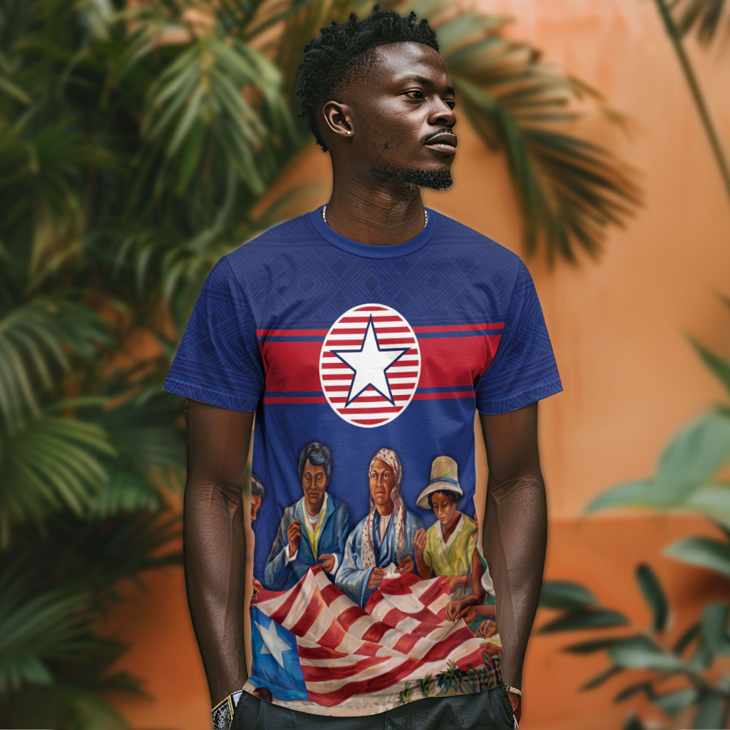 Liberia Flag Day T shirt Lone Star Heritage Pride