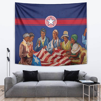 Liberia Flag Day Tapestry Lone Star Heritage Pride