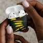 Black Jamaicans Jamaica Beast AirPods Case Ripped Flag Graphic