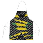 Black Jamaicans Jamaica Beast Apron Ripped Flag Graphic