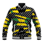 Black Jamaicans Jamaica Beast Baseball Jacket Ripped Flag Graphic - African Pride
