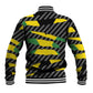 Black Jamaicans Jamaica Beast Baseball Jacket Ripped Flag Graphic - African Pride