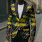 Black Jamaicans Jamaica Beast Blazer Ripped Flag Graphic