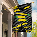 Black Jamaicans Jamaica Beast Garden Flag Ripped Flag Graphic - African Pride