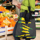 Black Jamaicans Jamaica Beast Grocery Bag Ripped Flag Graphic - African Pride