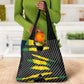 Black Jamaicans Jamaica Beast Grocery Bag Ripped Flag Graphic - African Pride