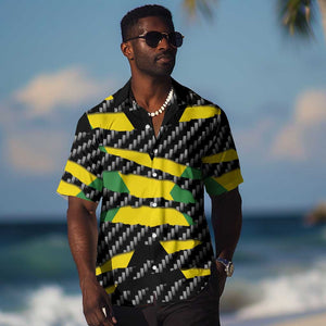 Black Jamaicans Jamaica Beast Hawaiian Shirt Ripped Flag Graphic LT19